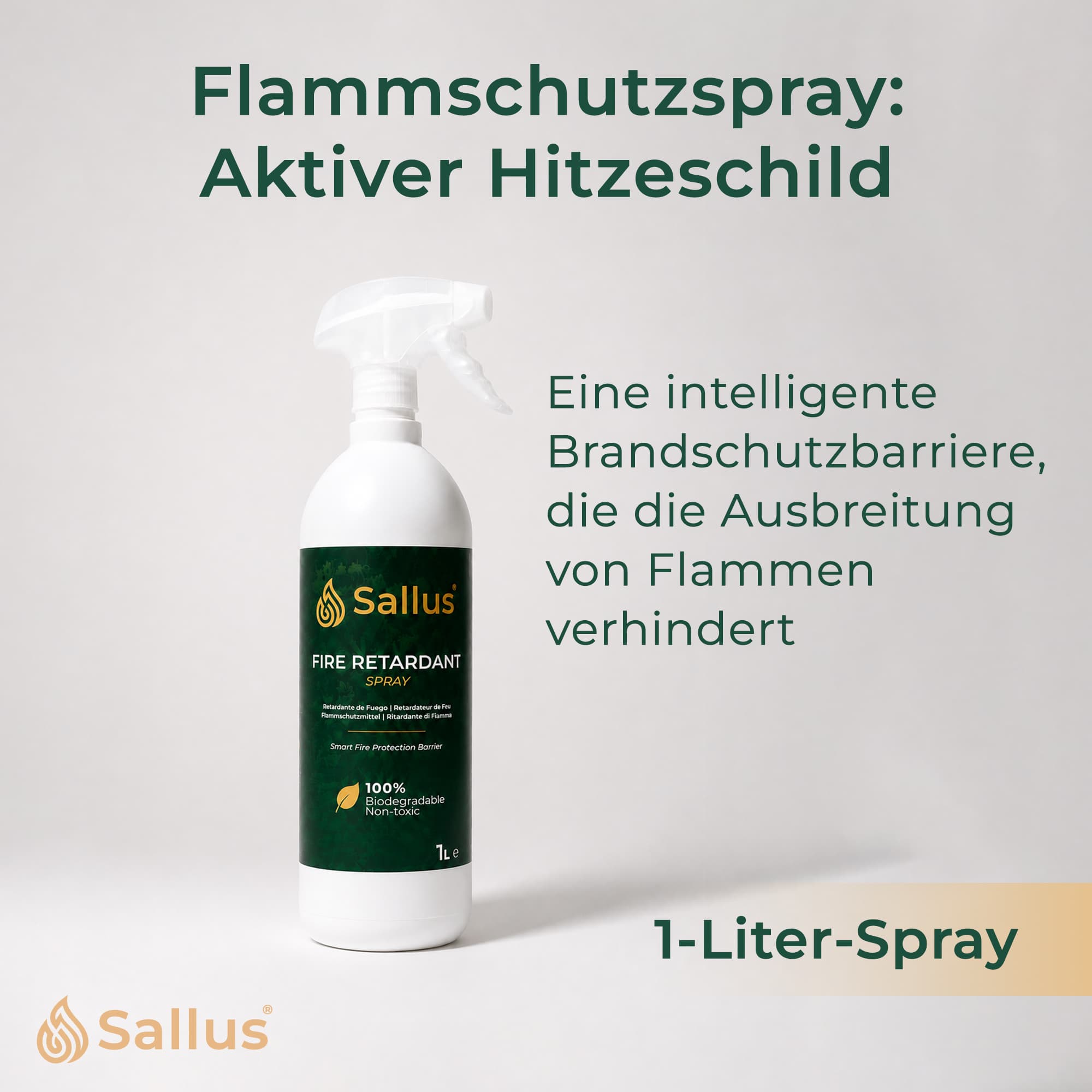 Sallus Fire Retardant Spray 1L — Bild 2 von 8