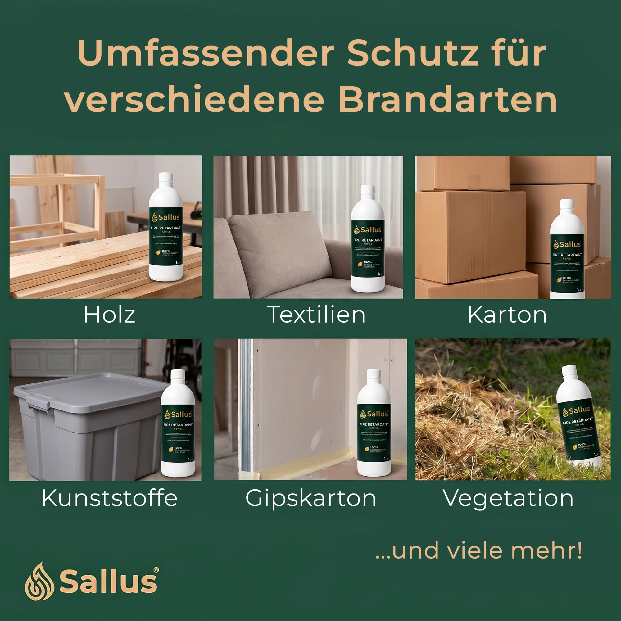 Sallus Fire Retardant Refill 1L — Bild 3 von 8