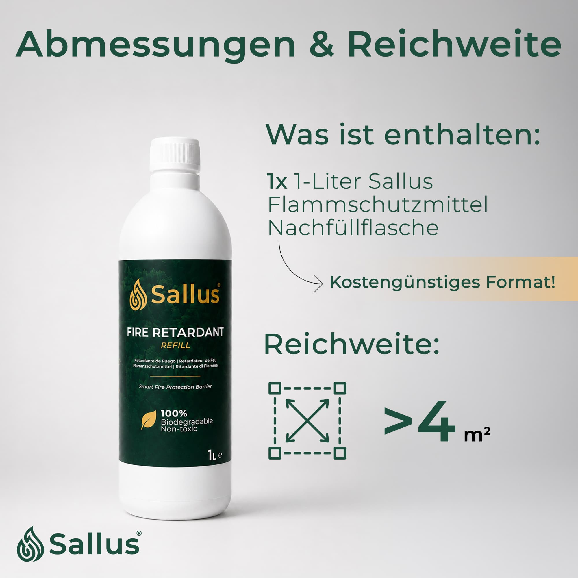 Sallus Fire Retardant Refill 1L — Bild 6 von 8