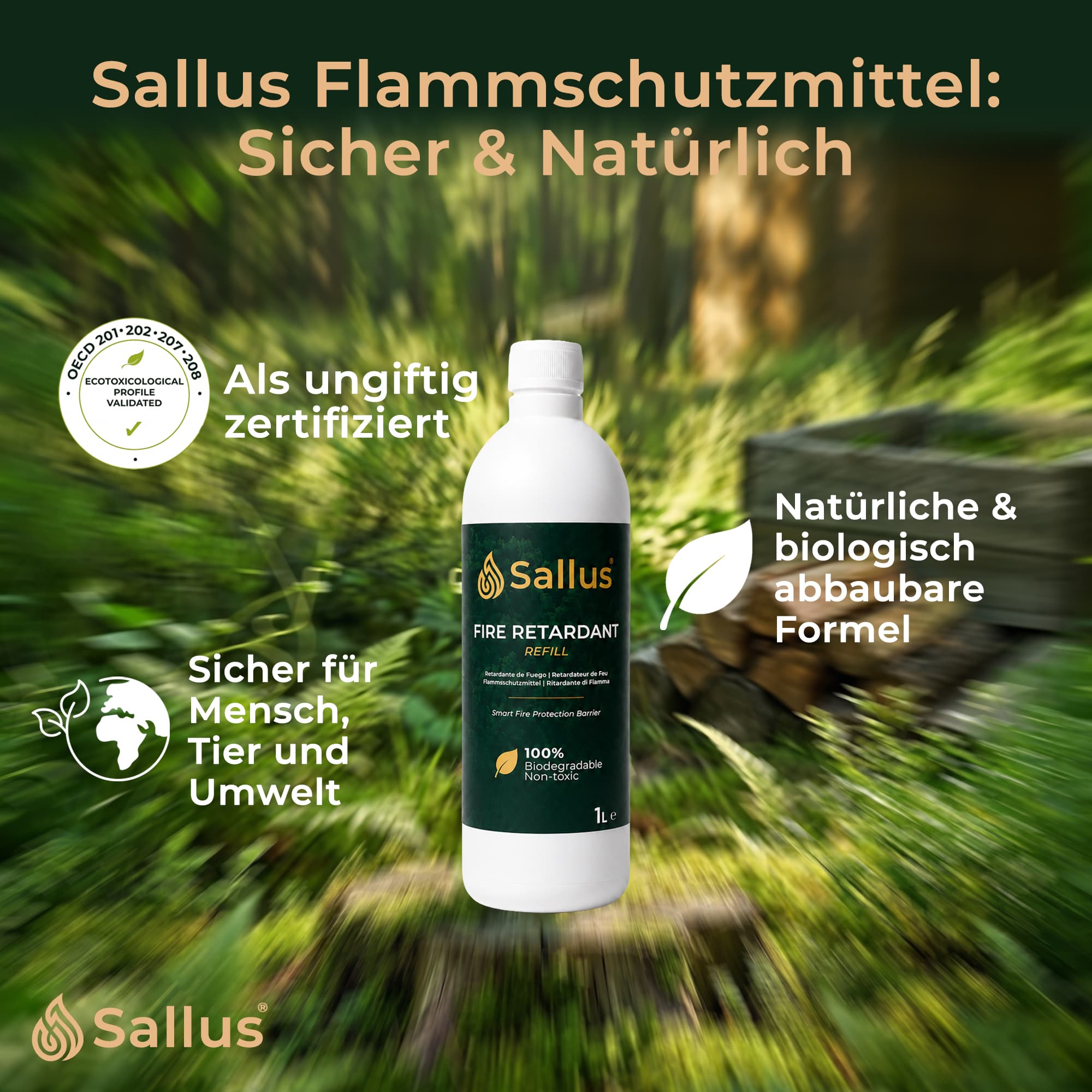 Sallus Fire Retardant Refill 1L — Bild 7 von 8