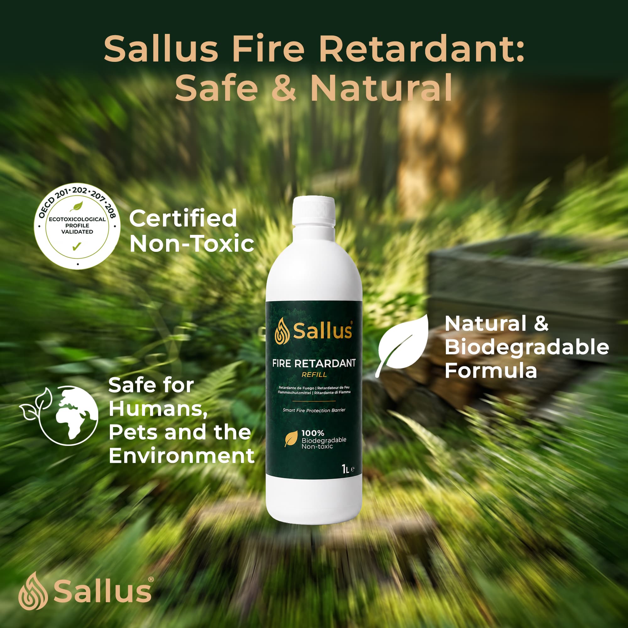 Sallus Fire Retardant Refill 1L — image 7 of 8