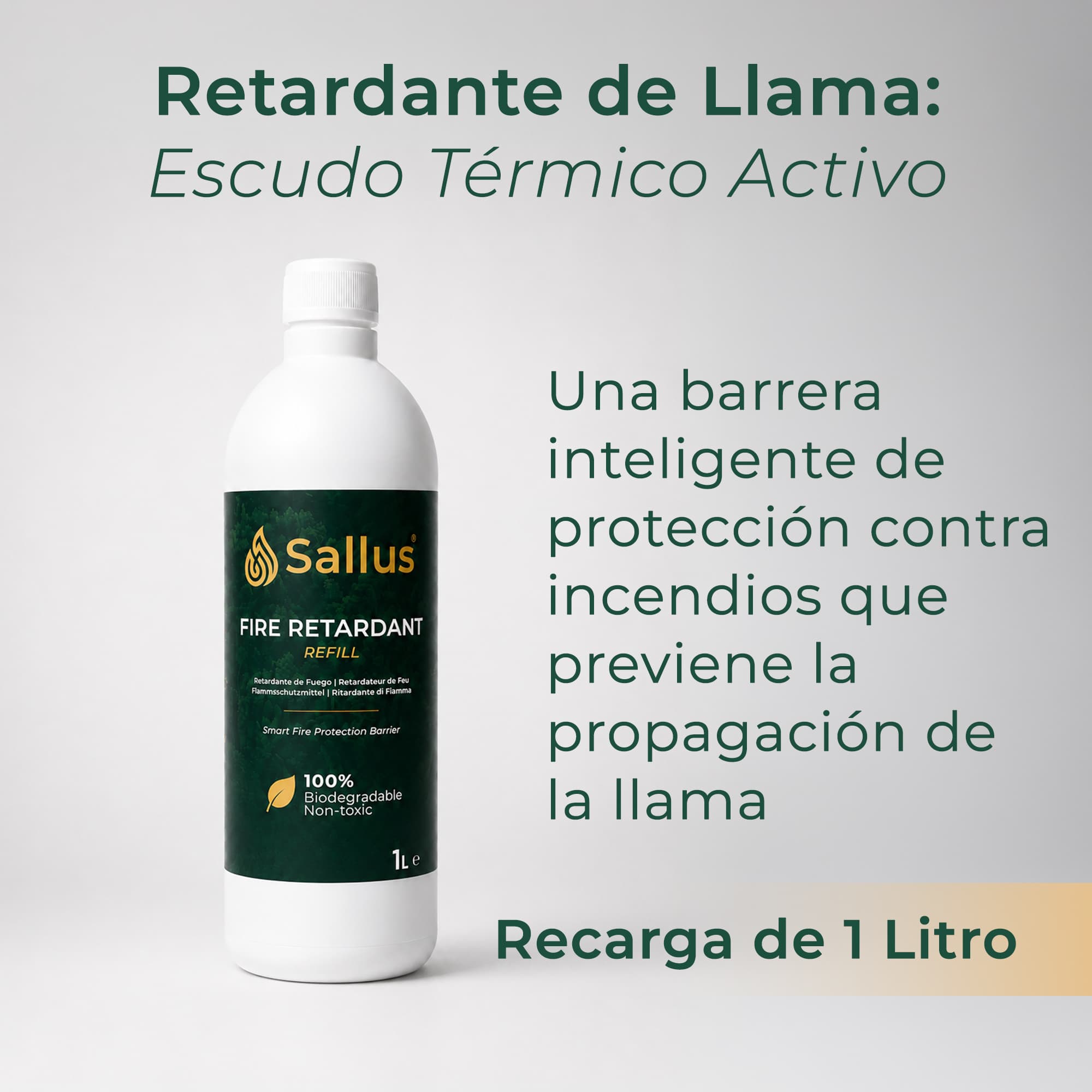 Sallus Fire Retardant Refill 1L — imagen 2 de 8