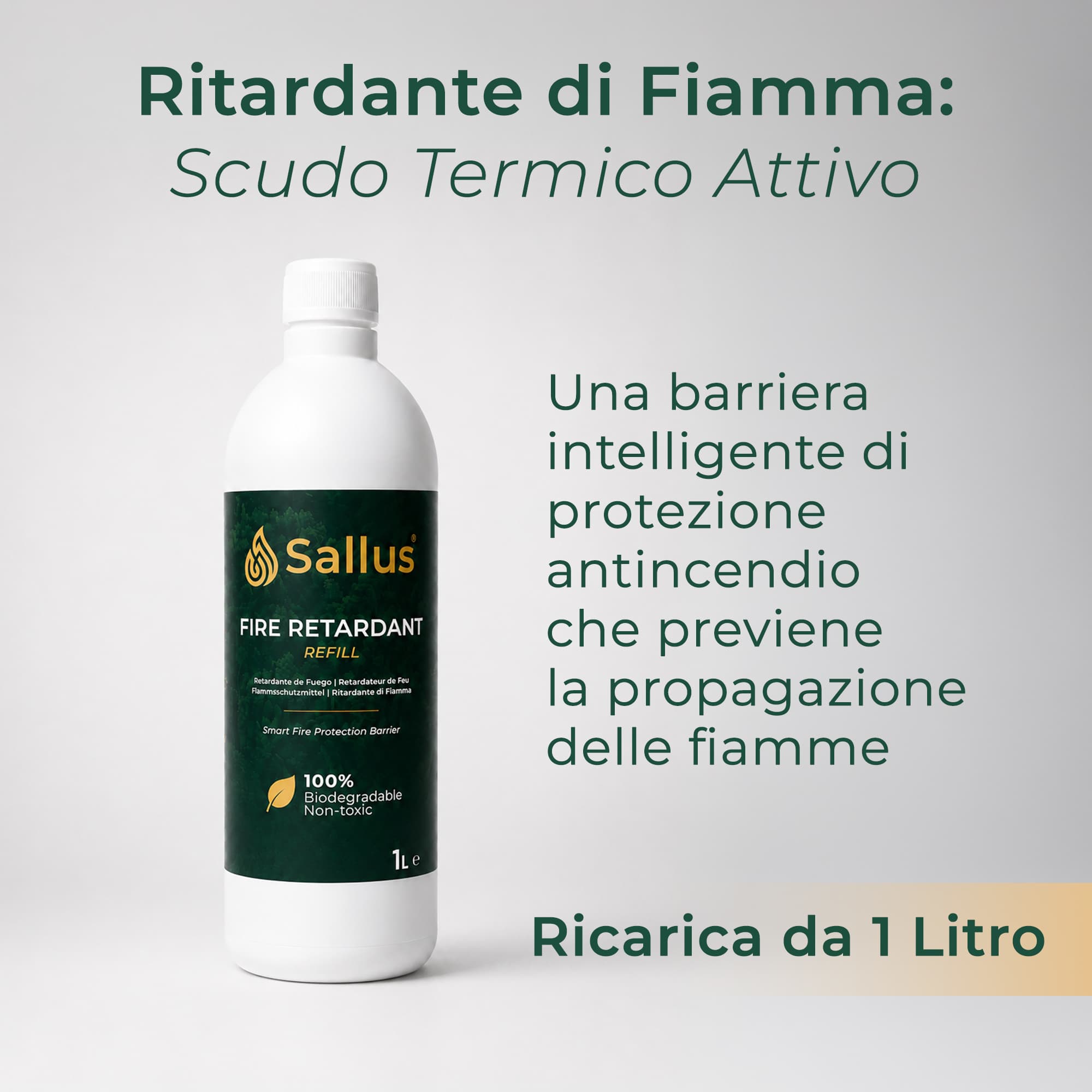 Sallus Fire Retardant Refill 1L — immagine 2 di 8