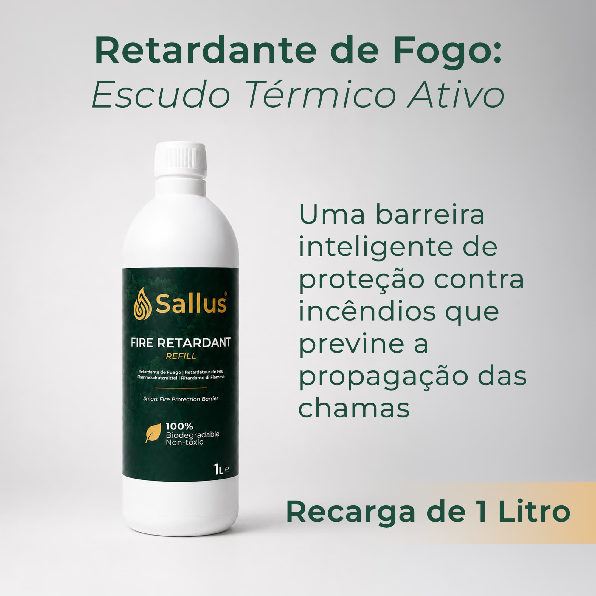 Sallus Fire Retardant Refill 1L — imagem 2 de 8