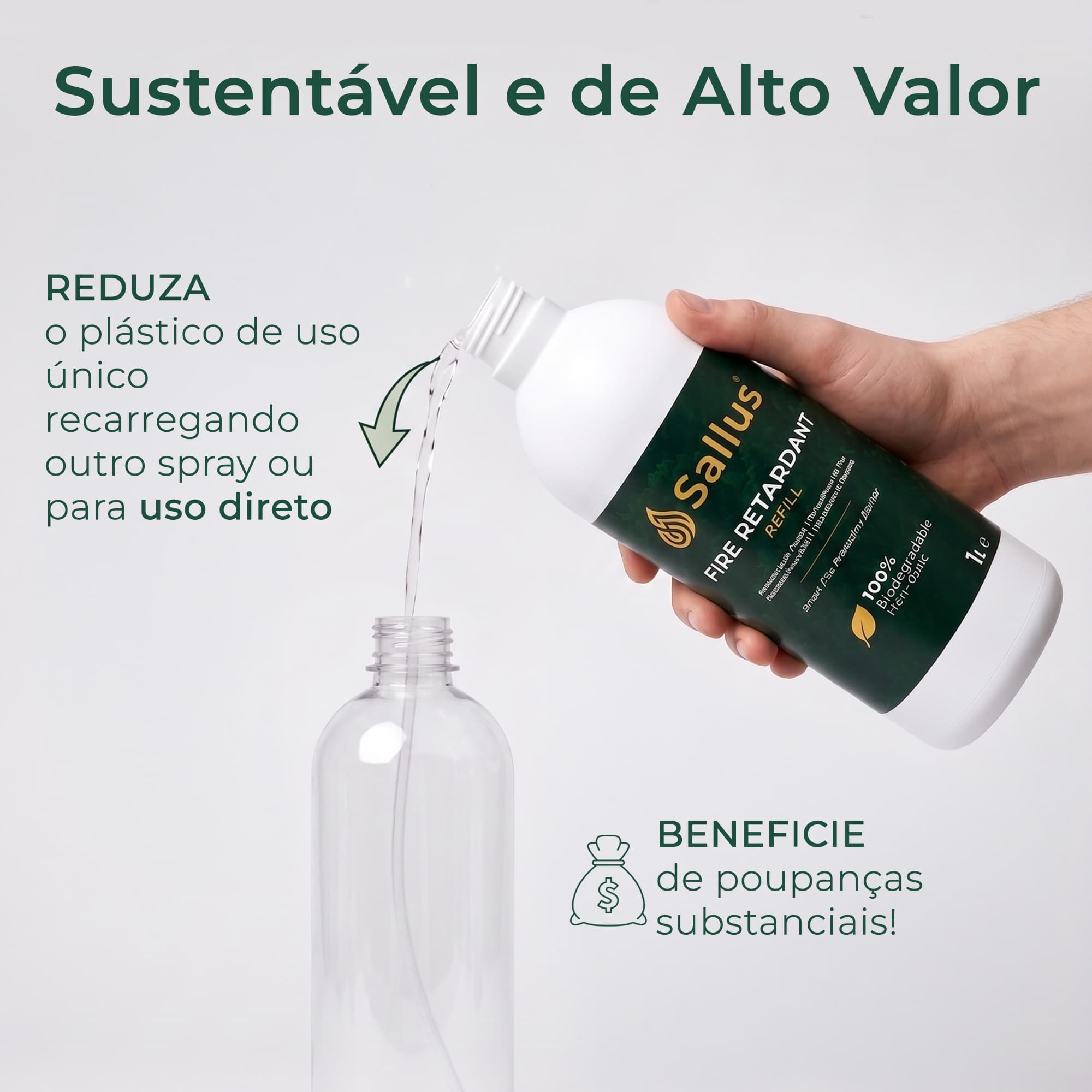 Sallus Fire Retardant Refill 1L — imagem 5 de 8