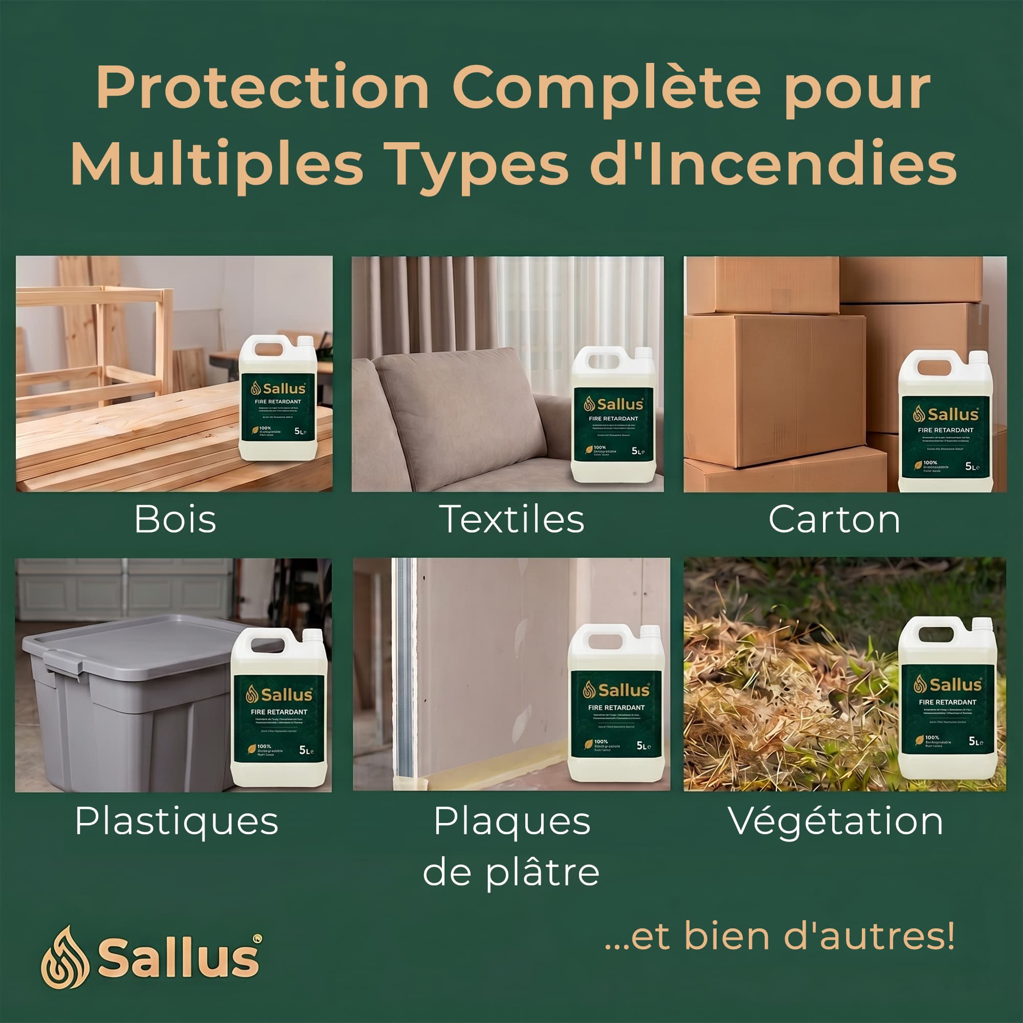 Sallus Fire Retardant 5L — image 3 sur 8