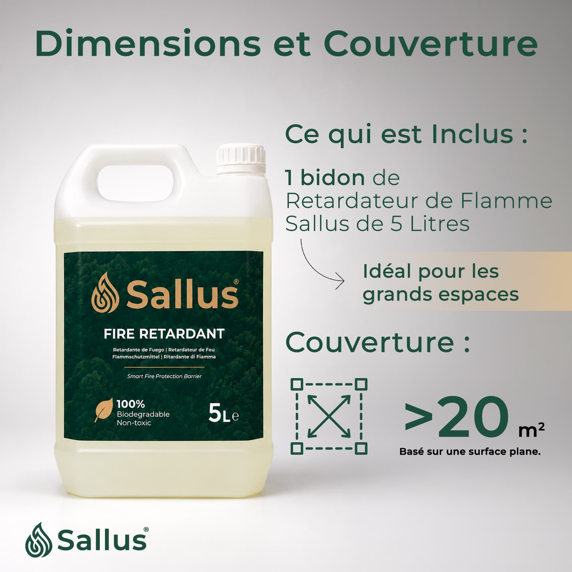 Sallus Fire Retardant 5L — image 6 sur 8