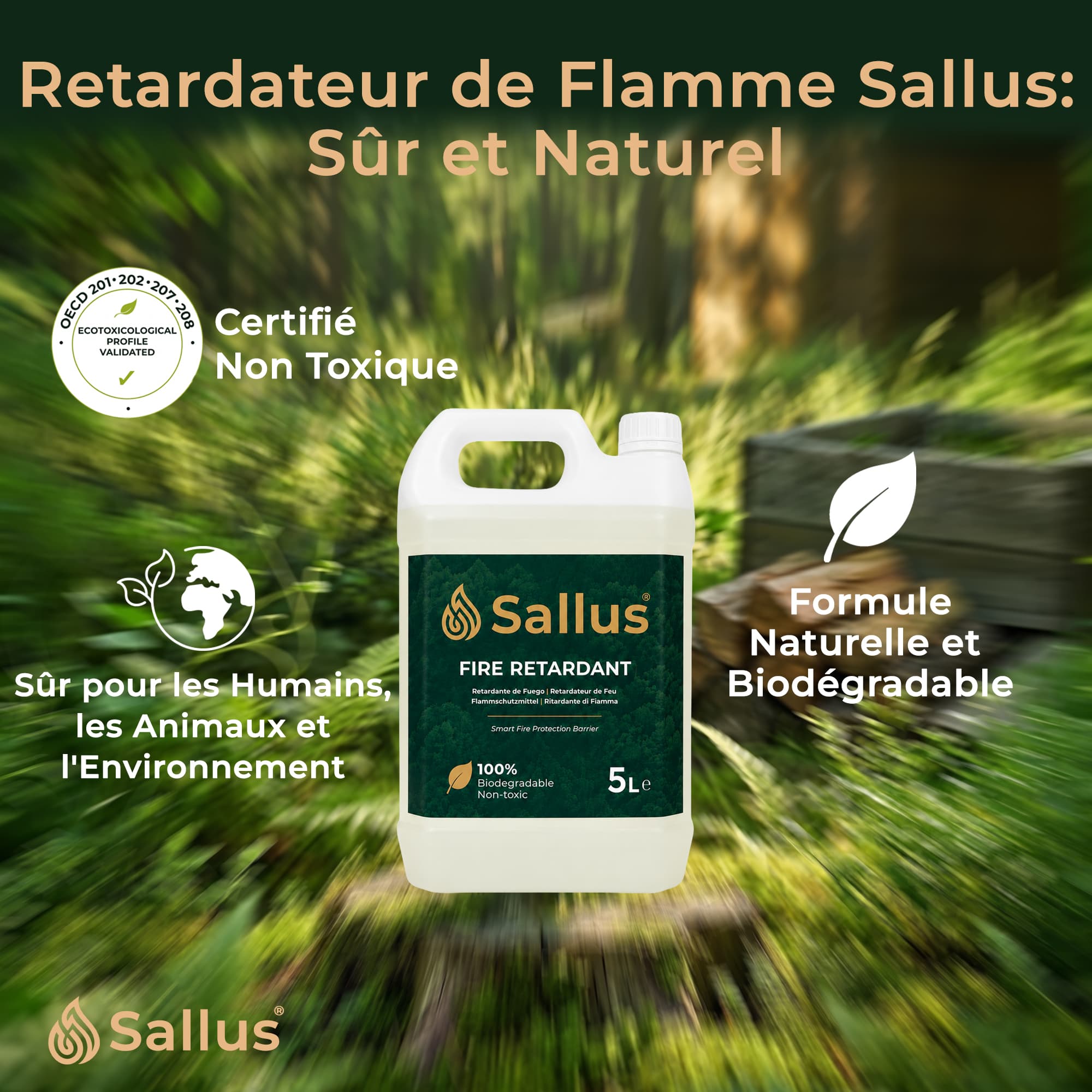 Sallus Fire Retardant 5L — image 7 sur 8