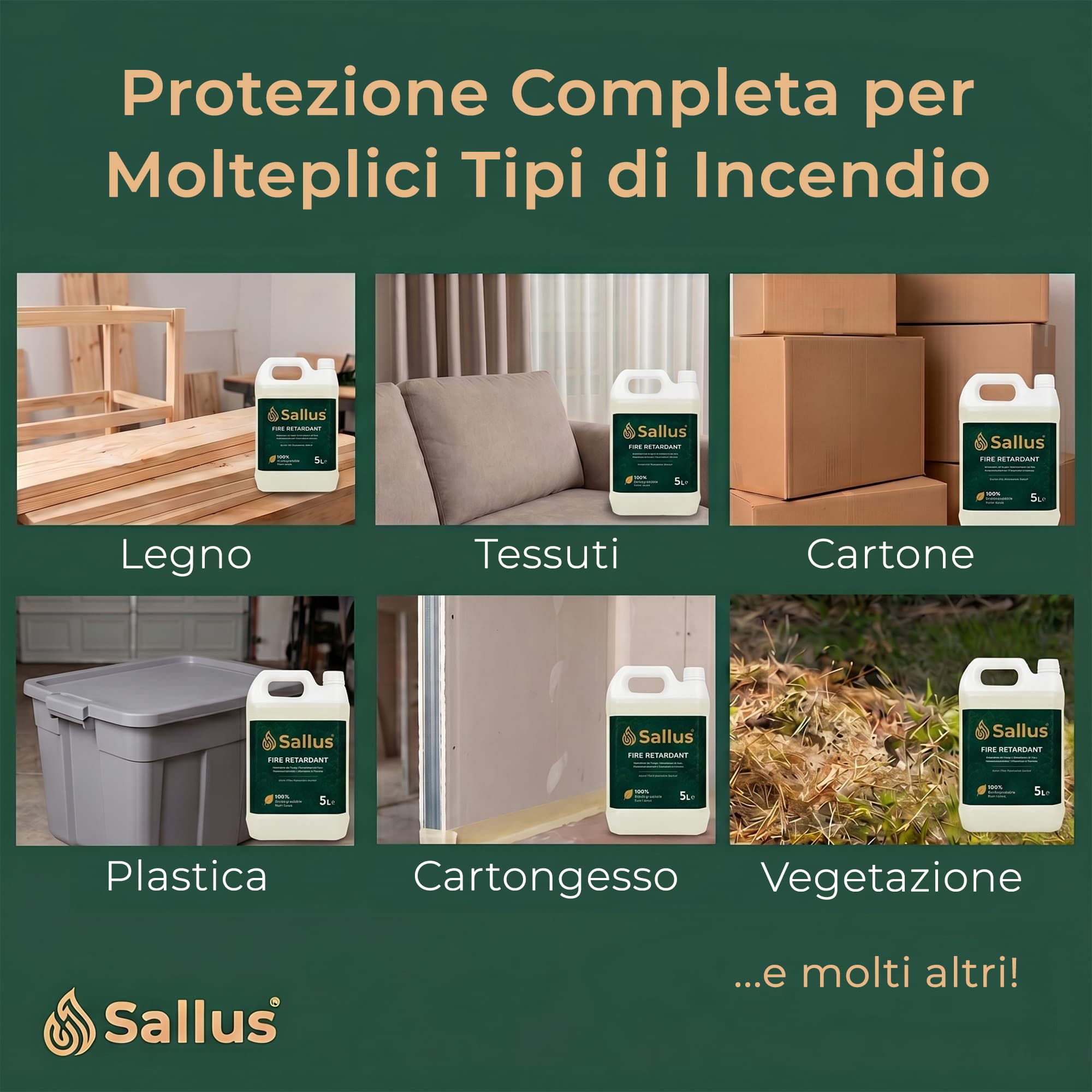 Sallus Fire Retardant 5L — immagine 3 di 8