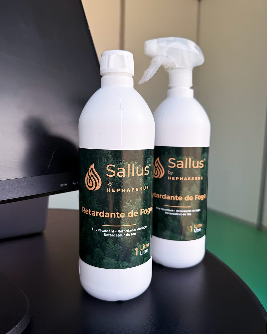 Sallus Retardant en formats bouteille 1 litre et spray