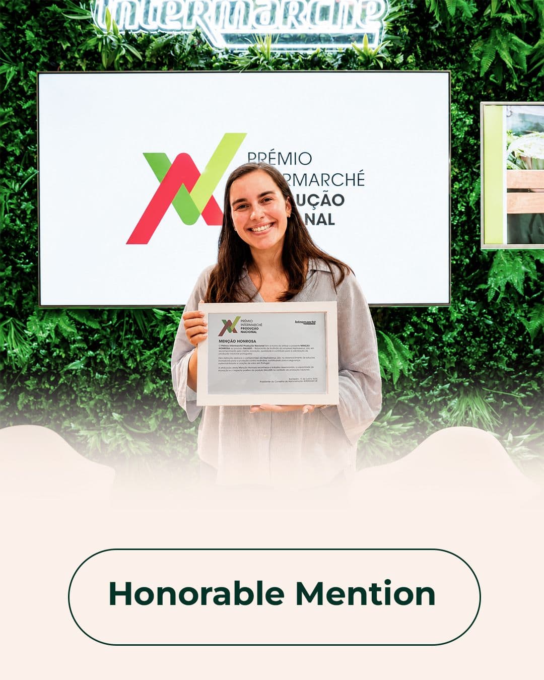 Menção Honrosa no Concurso Produção Nacional by Intermarché